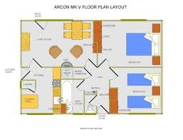 Prefab Floor Plan Of An Arcon V Floor