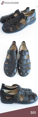 Finn Comfort Fisherman Sandal Shoes Leather Euc Finn Comfort