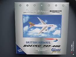 gemini jets british airways boeing 747
