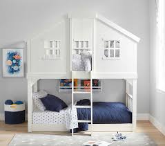 Bunk beds can come in all sorts of different styles. Tree House Twin Over Twin Kids Bunk Bed Pottery Barn Kids