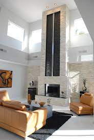 extended fireplace waterfall