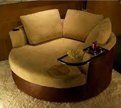 comfort round sofa chair home theater