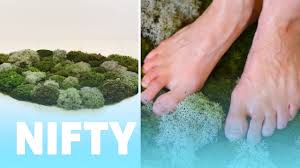 living moss bath mat you