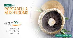 08 2023 portabella mushrooms calories
