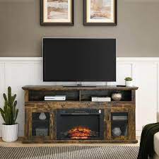 Rustic Brown Mdf Tv Console