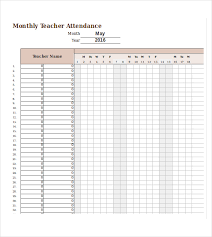 attendance tracking template 10 free