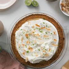 key lime pie with coconut a cozy kitchen