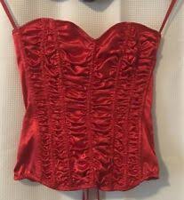 Fredericks Of Hollywood Red Lace Up Corsets Bustiers For