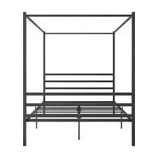 Wetiny 61 In W Metal Canopy Bed Frame