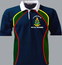 regimental colour rugby shirt