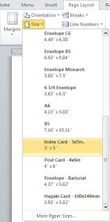 Adjust Settings To Print Index Cards Using Word Techrepublic