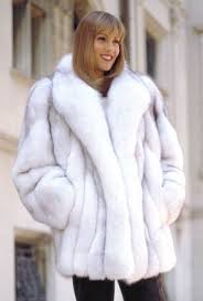 White Fox Fur Coat Fur Fashion Fur