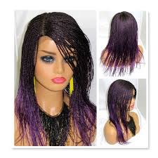 How to do and style micro braids hair and what are the best hair types for micro braids. Magic Braids Accessories Purple Braided Lace Front Wig Micro Braids Long Poshmark