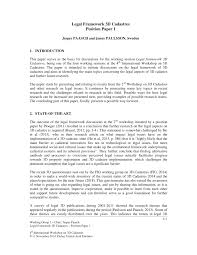 Introduce the topic in a brief way. Pdf Legal Framework 3d Cadastres Position Paper 1