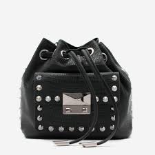 Black Studs Elegance Paris French Designer Bucket Bags Made In China Pure Queen Leather Bags Women Handbags Lady Buy Bags Women Handbags Lady Queen
