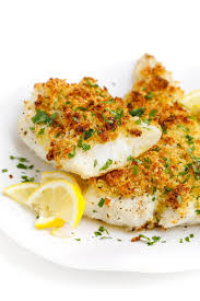 parmesan crusted baked white fish the