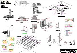 false ceiling construction details dwg file