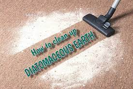 how to clean up diatomaceous earth