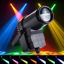 30w Rgbw Led Dmx512 Stage Light Pinspot Beam Spotlight 6ch For Dj Disco Party Ktv