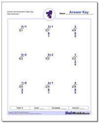 These long division worksheets all come with a corresponding printable answer page. Long Division Worksheets