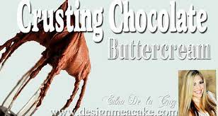 Crusting Chocolate Buttercream Frosting Recipe gambar png