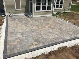 Paver Patio Install Landscaping