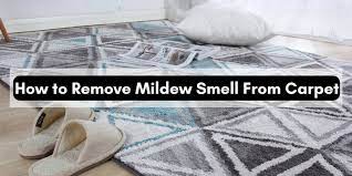 how to remove mildew smell from carpet