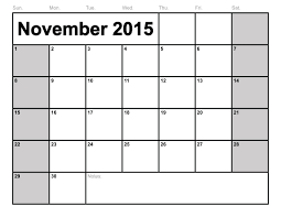 Free Printable November 2015 Calendar Aaron The Artist