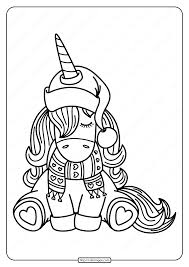 Simply click on the image or link below to download your printable pdf. Free Printable Winter Unicorn Pdf Coloring Page Unicorn Coloring Pages Coloring Pages Coloring Pages For Kids