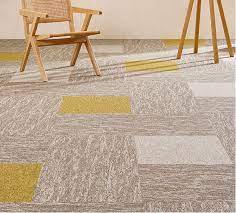 vinyl tiles wall to wall carpets in