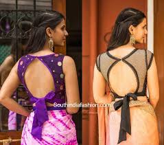 trendy saree blouse designs south