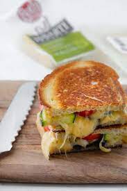 roasted vegetable grilled cheese