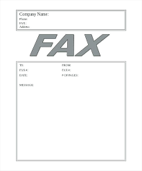 Basic Fax Cover Sheet Template Chanceinc Co