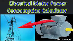 electric motor power consumption