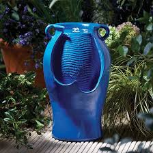 Solar Blue Pot Water Feature