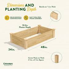 Cedar Raised Garden Bed