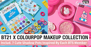 colourpop has a new bt21 makeup