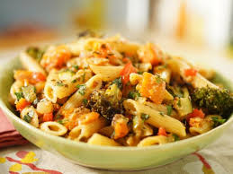 warm roasted fall vegetable pasta salad