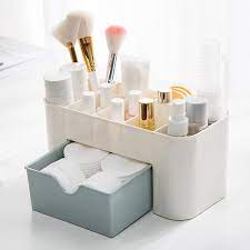 plastic cosmetic storage box drawer
