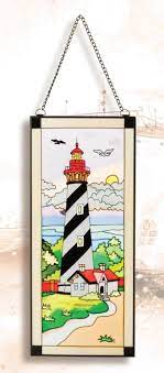 Stain Glass Lighthouses The