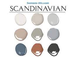 Scandinavian House Paint Color Palette