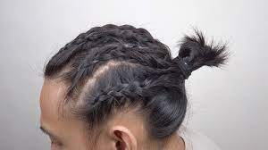 Man braids + intricate hair design. 4 Ways To Braid Short Hair For Men Wikihow