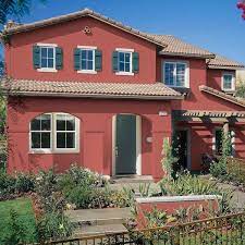 Persimmon Red Flat Exterior Paint
