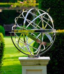 Edelstahl Skulptur Armillary Sphere