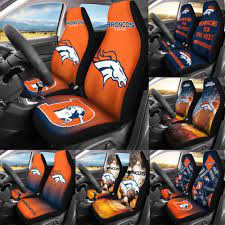 Denver Broncos Set Of Two Car Seat