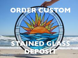 Custom Stained Glass Deposit Stained