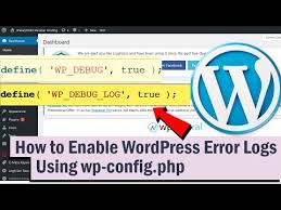 how to enable wordpress debug logs