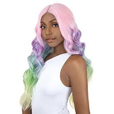 Its A Wig Unicorn Color Swiss Lace Front Wig Unicorn Body