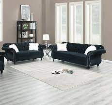 Living Room Furniture 2pc Sofa Set