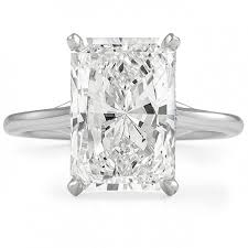 5 carat radiant cut diamond solitaire